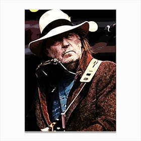 Neil Young 2 Canvas Print