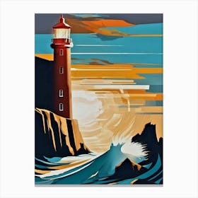 Finding the Path Lighthouse Canvas Print