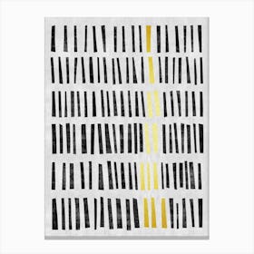 Contemporary minimalist features 1 Canvas Print