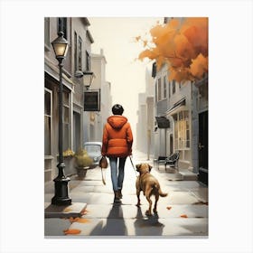 Walk In The Park art print Canvas Print