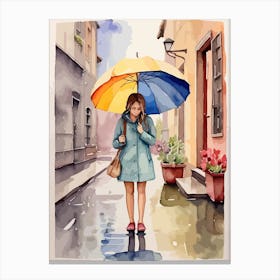 Rainy Day Vibes Canvas Print