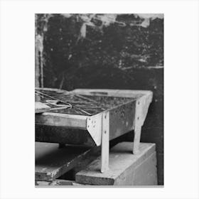 Blacksmith'S Bench Canvas Print