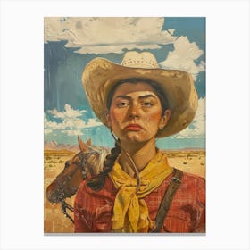 Cowgirl 1 Fy V Canvas Print