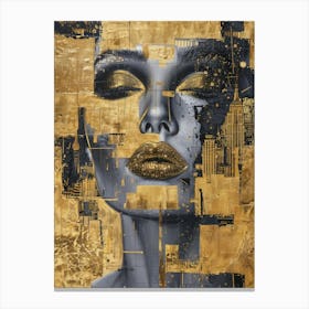 Gold And Silver 1 Canvas Print