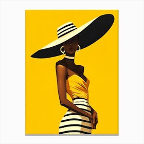 Afro-American Woman 2 Canvas Print