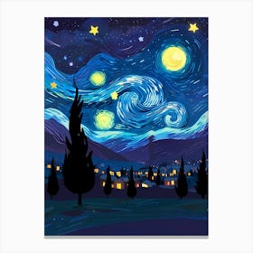 Starry Night 187 Canvas Print