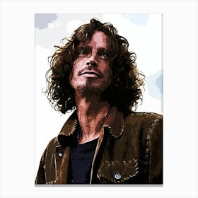 Audioslave Chris Cornell 3 Canvas Print