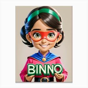 Bingo Girl Canvas Print