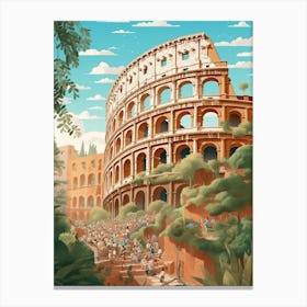 The Colosseum Rome Italy  Canvas Print