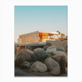 Palm Springs Home Canvas Print