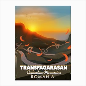 Transfagarasan Romaia Canvas Print