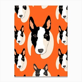 Bull Terrier 10 Canvas Print