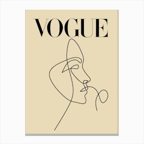 Vogue Cover Canvas Print
