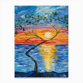 Sunset mood Canvas Print