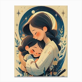 Mother And Daughter Canvas Print