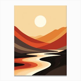 Landscape Painting Canvas Print