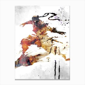 Poster Ninja Animal Illustration Art 01 Canvas Print