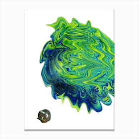 Green Orb Canvas Print