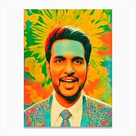 Javed Ali Colourful Pop Art Canvas Print