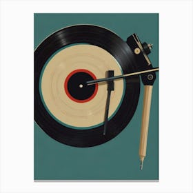 Vinyl Record 9 Canvas Print