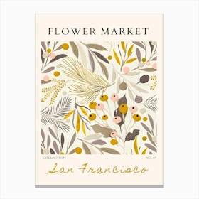 Flower Market 34 Canvas Print