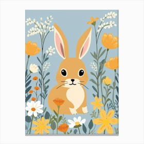 Baby Animal Illustration  Rabbit 1 Canvas Print
