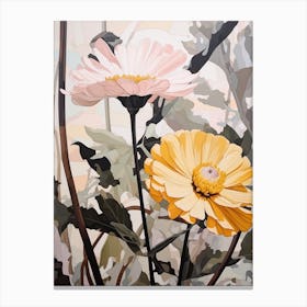 Flower Illustration Calendula 1 Canvas Print