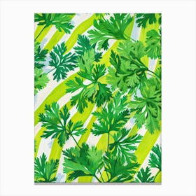 Parsley Summer Illustration 7 Canvas Print