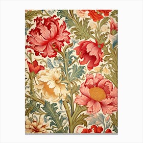 Floral Wallpaper 318 Canvas Print