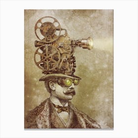 The Projectionist Canvas Print