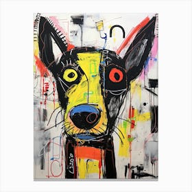 Neo-Expressionist Barks: Dog Canvas Print