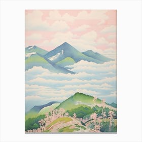 Mount Chokai In Yamagata Akita Japanese Landscape 1 Canvas Print
