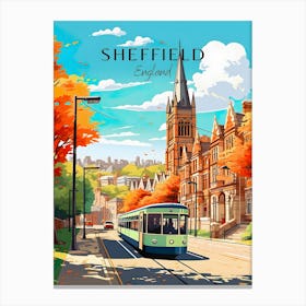 England Sheffield Travel Canvas Print