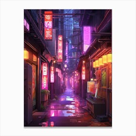 Japan Alley Canvas Print