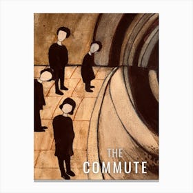 The Commute Waiting Canvas Print