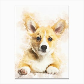 Pembroke Welsh Corgi Dog Canvas Print