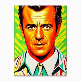 Mel Gibson Colourful Pop Movies Art Movies Canvas Print