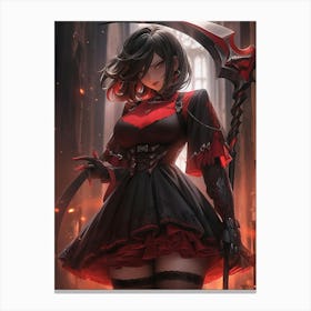 Gothic Girl Canvas Print