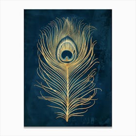 Peacock Feather 11 Canvas Print