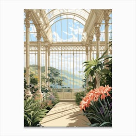 Longwood Gardens Usa Illustration 2 Canvas Print