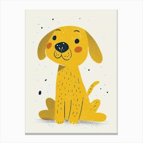 Yellow Dog 1 Canvas Print