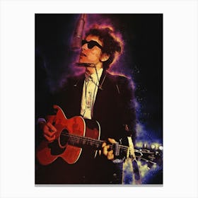 Spirit Of Bob Dylan Canvas Print
