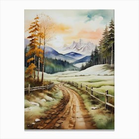 Country Road Canvas Print