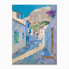 Street In Crete Canvas Print