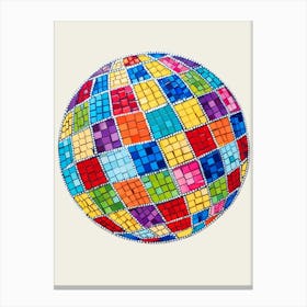 Mosaic Ball 5 Canvas Print