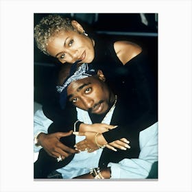 Rapper Tupac Shakur 2pac Music Canvas Print