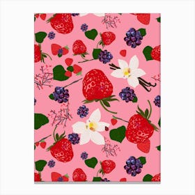 Strawberry Blackberry Vanilla Canvas Print
