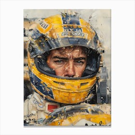 F1 Driver Canvas Print