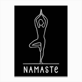 Namaste, Meditation Canvas Print