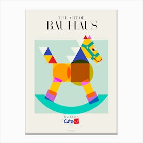 BAUHAUS FOR KIDS | PAINTED PONY Canvas Print